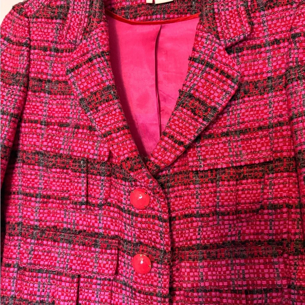 Kate Spade Classic Tweed Blazer - Picture 2 of 8